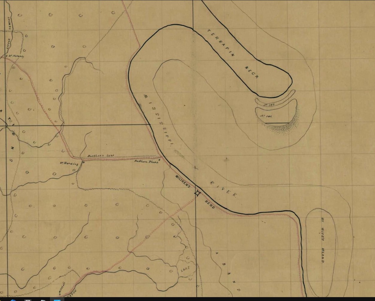 Maps - Milliken's Bend