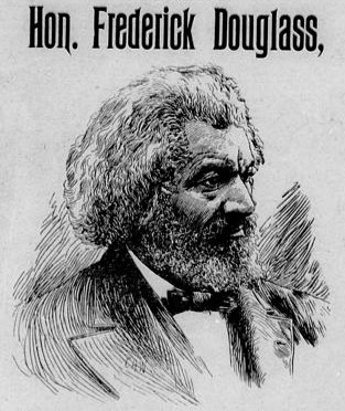 Engraving of Frederick Douglass